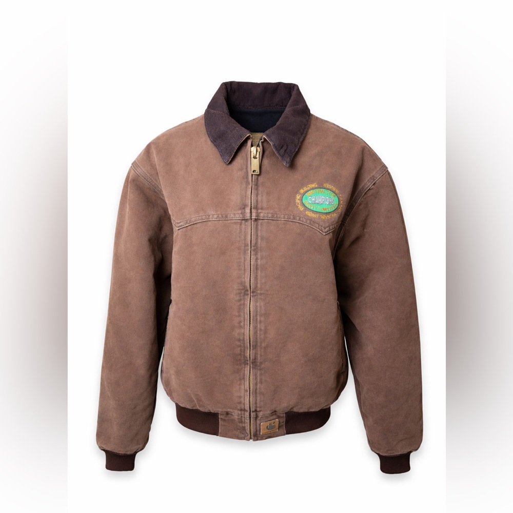 Vintage Carhartt J14 Santa Fe Jacket Brown 90s Distressed‎ Workwear USA-Large